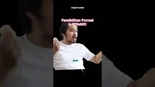 Pendidikan Formal Gak Penting?