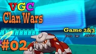 Pokemon ORAS: Clan Wars VGC-Heroic Arcanines vs Dark Night Bisharps Mew2fannate vs Palmer (2&3)