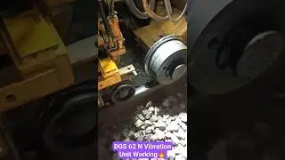 DGS 62 N Vibration Unit Working 🔥 | DGS Track Machine in Railway | Dynamic Track Stabilizer Machine