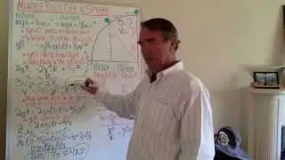 Physics problem: Marble slides off a sphere. How fast is it going when it enters free fall?