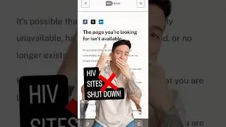 HIV Sites Shut Down!