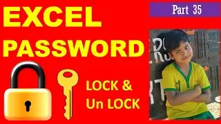 How to Protect Excel Workbook, Work Sheets, and Cells in Tamil | Security Password Protect an Excel