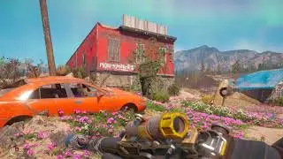 Far Cry New Dawn . Fall&acute;s End Village after the nuclear holocaust . Daytime