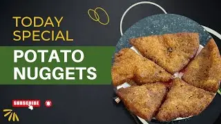 potato triangle snacks|potato nuggets|eggless aloo fry |evening snacks|artistic bites