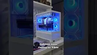 Finalizei a montagem do pc gamer com o gabinete Galax Centaurus White