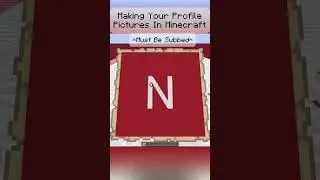 I Can Make Your Profile Picture In Minecraft!  #minecraft #minecraftgameplay #memes #minecraftvideos