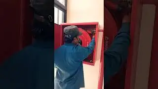 Hose reel 100 feet #mep #pakistan #fire #hydrant #centrifugal