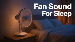 Black Screen Fan Sound for Sleep & Relaxation | No Ads | 10‑Hour Loop