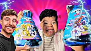 Testing out @MrBeast toys ❌ Are they good or bad? ✅⚡️ #MrBeast #unboxing #toys
