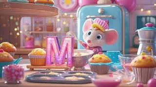 M is for Muffins &ndash; Baking Morning with Mouse! | Nursery Rhymes & Kids Songs