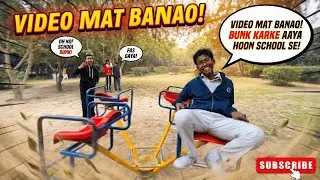 VIDEO MAT BANAO! 😡 School Bunk kiya hai 😭#school #viral