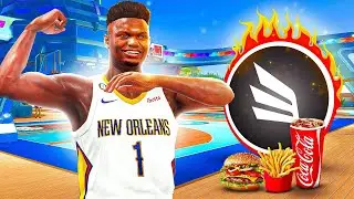 ZION WILLIAMSON +100 DRIVING DUNK IN NBA 2K23 IS BROKEN!! (NBA2K23)