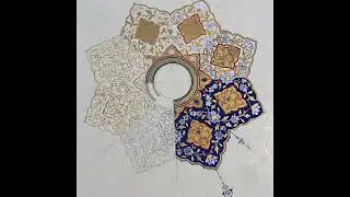 All steps in illumination (Tazhib) in the traditional way