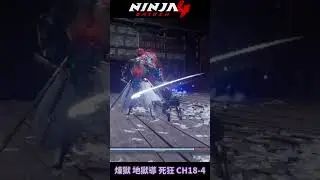 リュウ・ハヤブサ 煉獄ch18-4 地獄導 死狂 #shorts #ノーダメージ #NoDamage #ニンジャガイデン4 #ニンジャガ4 #ng4