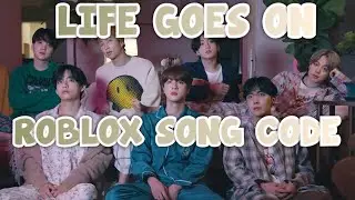 BTS || LIFE GOES ON || ROBLOX SONG CODE || full!) ||
