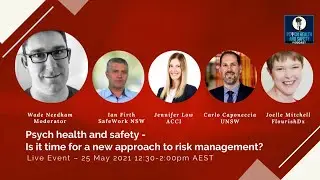 Live Panel Event: Psych health and safety - Is it time for a new approach to risk management?