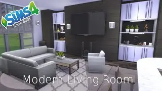 The Sims 4 - Room Build - Modern Living Room