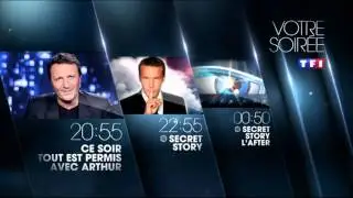 Secrets story 22h55 + l'after 0h50 + jo hd1 ce soir 1 8 2014