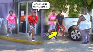 Pointing Green Beams At Thugs Prank GONE VERY WRONG!