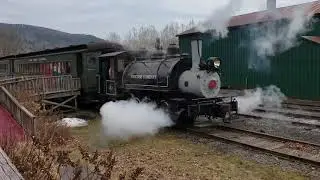 Steam Engine on Delaware & Ulster Railroad - Arkville, NY