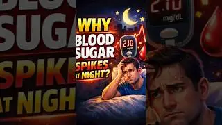 Nighttime Blood Sugar Spikes? Here&rsquo;s Why! 🌙🩸 #Shorts