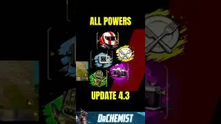 Update 4.3 All Powers and Skills #pubgmobile #shorts #shortsfeed