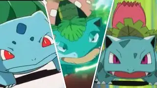 Bulbasaur / Ivysaur / Venusaur - All moves in Pok&eacute;mon Anime