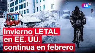 Estados Unidos inicia febrero con fr&iacute;o extremo tras el paso del cicl&oacute;n bomba #LR
