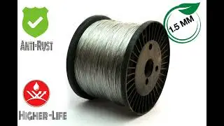 Solar Fencing Jhatka Clutch Wire , Galvanized, 5kg, 10kg , 20kg Roll Available