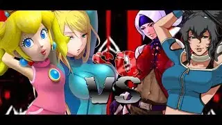 AB Mugen #867: Zero Suit Samus & Peach vs Diana & Foxy