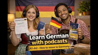 Learn German with Podcasts | Moving to Germany (Beginner)