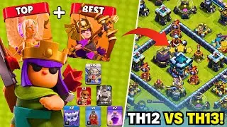 Th12 vs Th13 Attack With New Troop Mecha 3 Star Attack Statagy (Clash Of Clans)