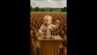 Baby Speech to Chickens #BabySpeech #Chickens #BabyLanguage #FarmLife #InfantDevelopment #Communicat