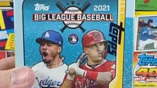 👉Распаковка коллекционной бейсбольной колоды Topps Big League 2021 года #бейсбольныекарточки #бла...