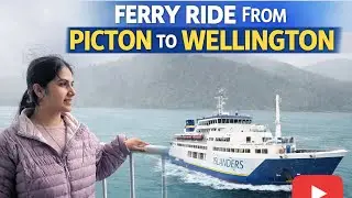Ferry ride from Picton to Wellington NZ 🇳🇿