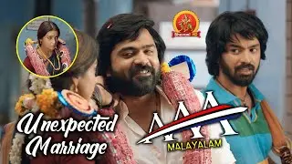 Simbu Marries Shriya | Unexpected Marriage | AAA Malayalam Movie Scenes | Tamannaah