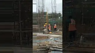 #construction #civilengineering #raftcasting  #columncasting #slabbottomwork