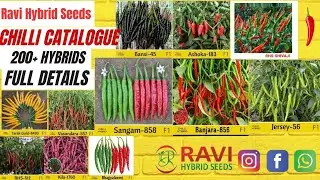 Catalogue 200+ Chilli Varieties  #Ravihybridseeds