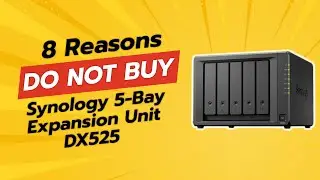 Модуль расширения Synology DX525 с 5 отсеками (без дисков) | 8 причин НЕ покупать ⚠️🚫