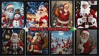 ⛄Merry Christmas profile DP 🎄 cute Santa dpz 2025 💝 #merrychristmas #santalivideo  #2025 