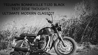 Тест-драйв и обзор Triumph Bonneville T120 Black