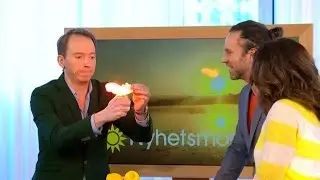 Magi i studion &ndash; m&auml;staren H&aring;kan Berg visar trick - Nyhetsmorgon (TV4)