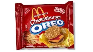 McDonalds CheeseBurger OREOS - LIMITED EDITION