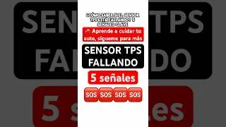 C&oacute;mo saber si el sensor TPS est&aacute; FALLANDO: 5 se&ntilde;ales clave 🆘
