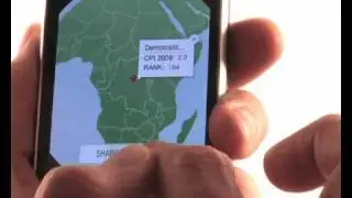 TI's 2010 Corruption Perceptions Index iPhone app