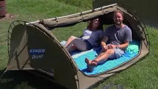 The Big Daddy Deluxe is one of the most spacious swags on the market!