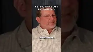 NIST 800-171: A BLANK SLATE APPROACH