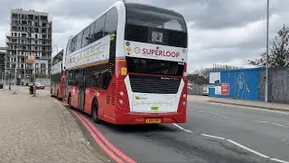 FRV.Arriva Superloop Route.SL2 Walthamstow Central - North Woolwich.Enviro 400H City HA45(LK66 HBP)