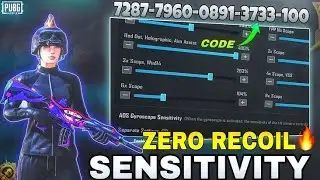 NEW UPDATE 4.2 CODE 🔥 PUBG MOBILE/BGMI SENSITIVITY SETTINGS 2026 | BEST SCOPE SENSITIVITY SETTING✅