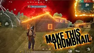How to make thumbnail like kratos ff ||flame r || edit like kratos|| free fire thumbnail tutorial